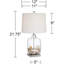 Lampe de table Coastal Accent
