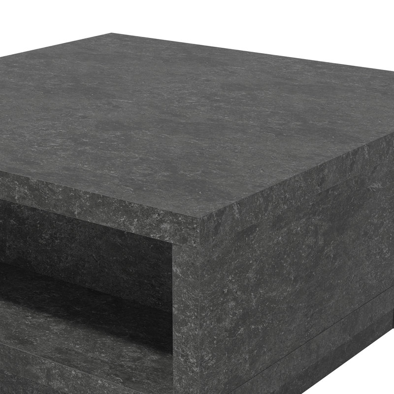 Caomhan Pedestal Coffee Table with Storage, Cendré