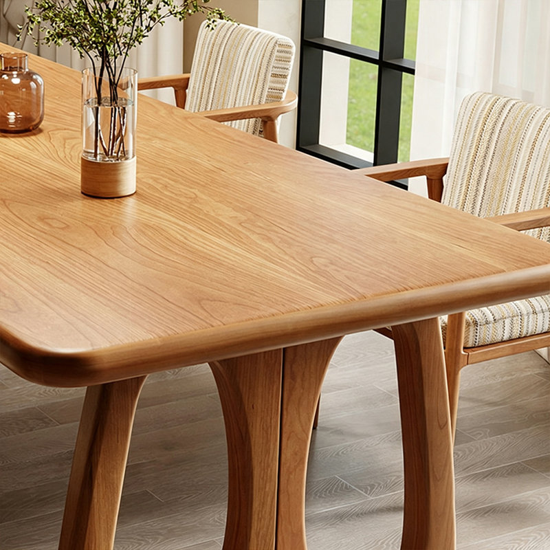 Table de salle à manger Burlywood, H 29,53 po x L 94,49 po x l 35,43 po