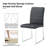 4PCS Heavy Duty Iron Frame Office Chairs
