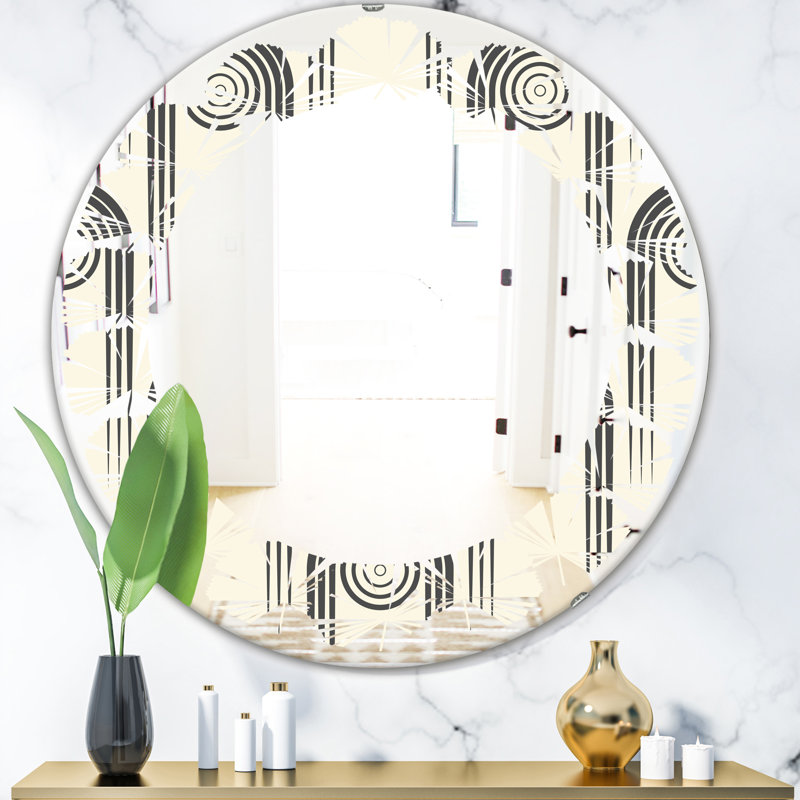 Miroir mural Leaves, H 24 po x l 24 po