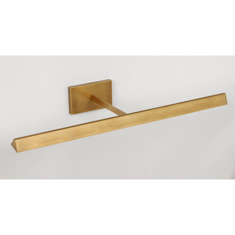 Dessau Dimmable LED Wall Mounted Picture Light, Natural Brass