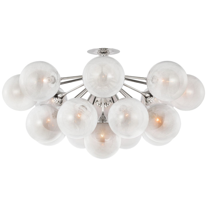 Cristol 17 - Light Flush Mount, Polished Nickel