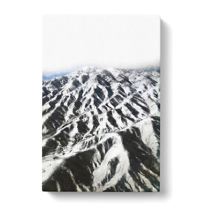 Mountain Range In Afghanistan - Wrapped Canvas Print, 91cm H x 60cm W x 3cm D