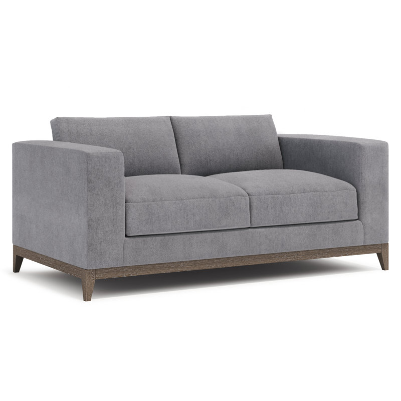Noel Fabric Loveseat, Gray