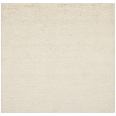 Tapis de couleur unie en laine touffeté à la main Jedrik