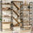 70.9"W x 70"H Etagere Bookcase, 5 Tier Bookshelf with 17 Open Display Shelves Modern Tree Book Shelf-804588435