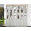 Demauria Solid Wooden Library Bookcase H:223 W:222cm-1279345404