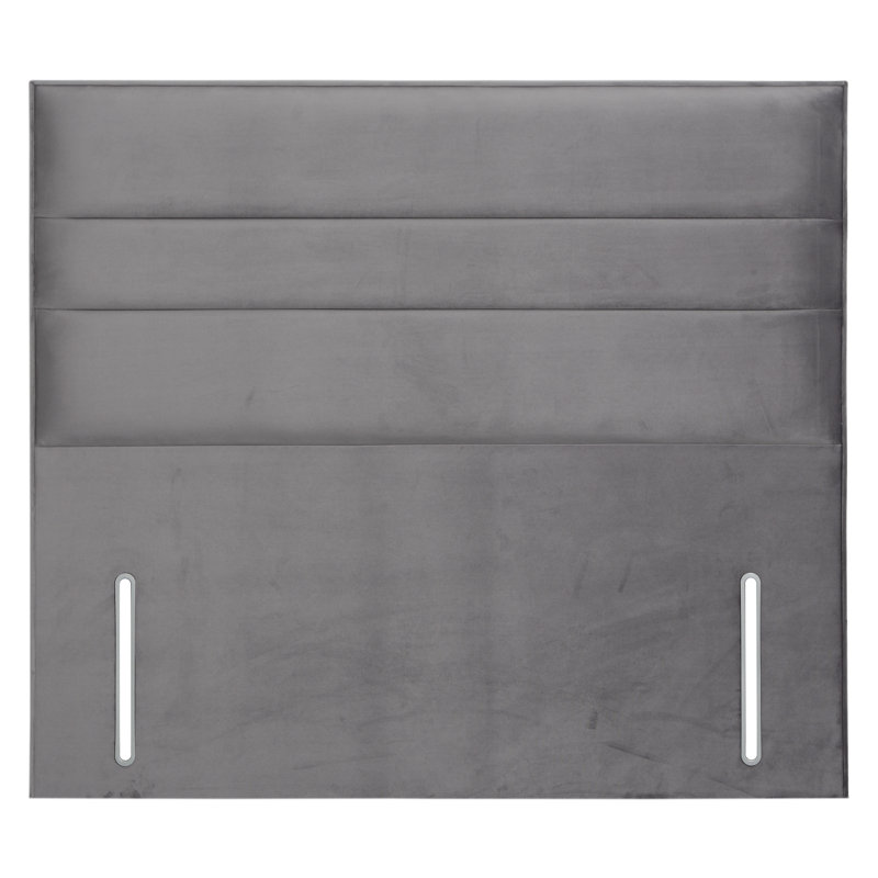 Naples Floor Standing Headboard, Steel, Velvet, Single (3')