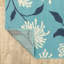 Tapis bleu / bleu marine Aganlane Blossoms-1130677491