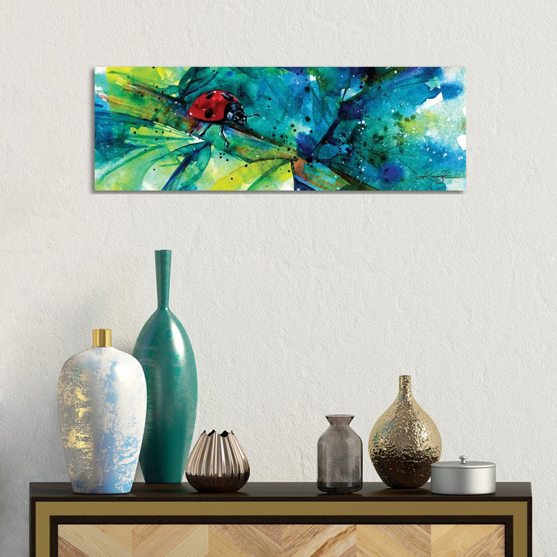 Ladybug I by Kathy Morton Stanion - Wrapped Canvas Panoramic Gallery-Wrapped Canvas Giclée