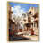 Toile naturelle avec cadre flottant