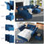 Canapé modulaire de coin en L en chenille avec repose-pieds Ahren-1612285473