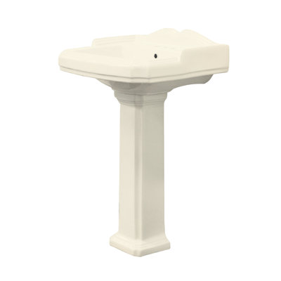 Transolid Harrison 18'' Vitreous China Rectangular Bathroom Sink with Overflow