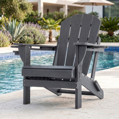 Foldable HDPE Adirondack Chair – Premium Weather-Resistant Patio Seating for All Seasons