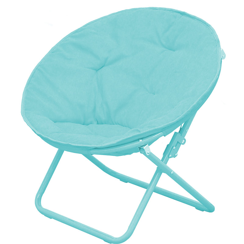 Phillip Kids 15'' Saucer Chair and Ottoman, Teal