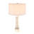 Marble Table Lamp with Glass Cylinder