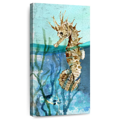 Underwater Pacific Seahorse