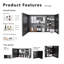 Armoire de rangement murale peu encombrante-897307579