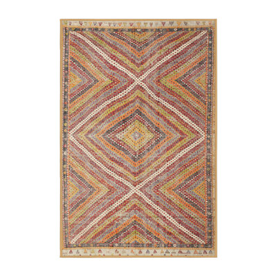 Tapis brun Southwestern