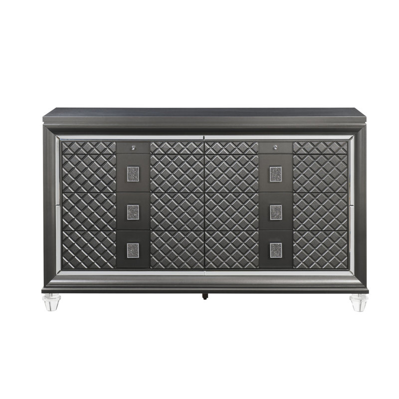 Commode luxueuse avec rangement spacieux et design élégant pour la chambre à coucher