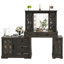 Coiffeuse de maquillage avec éclairage et armoire de rangement-1669167094