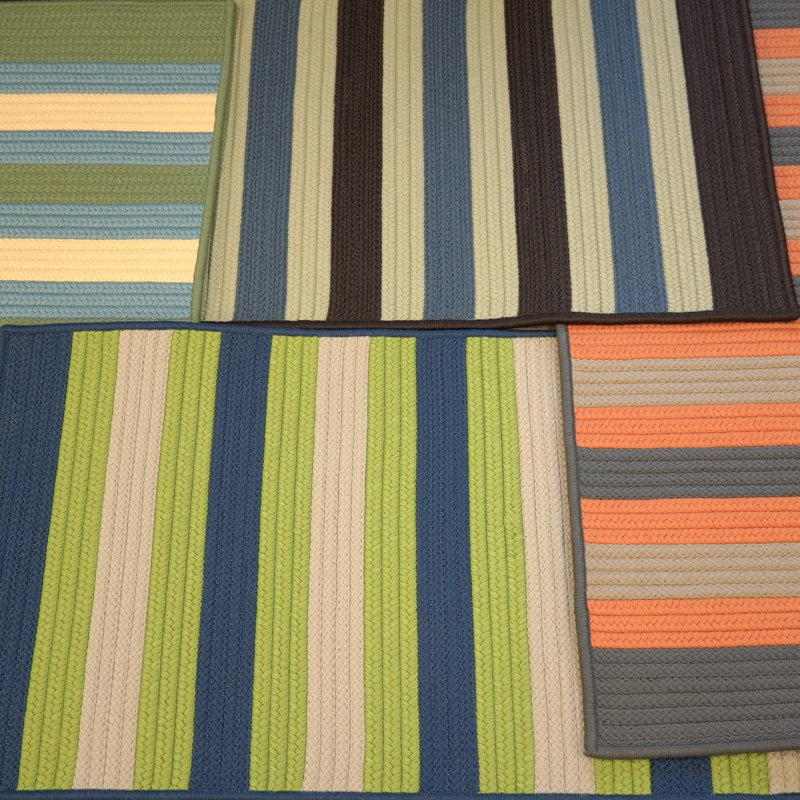 Tapis carré intérieur / extérieur Alhagie, Carré 7 pi