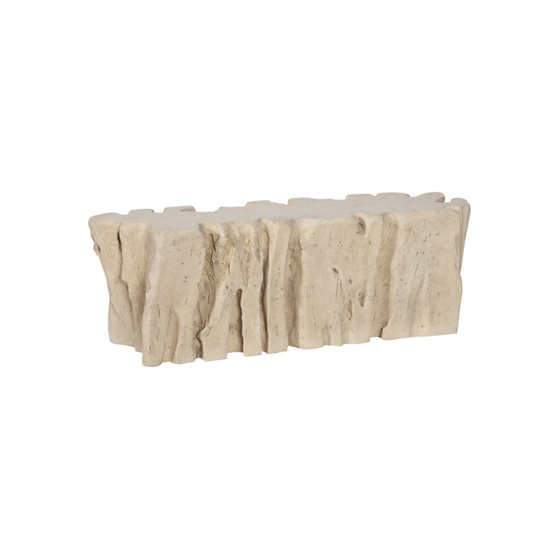 Roman Stone Resin Root Bench
