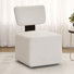 Chaise rembourrée moderne avec assise large
