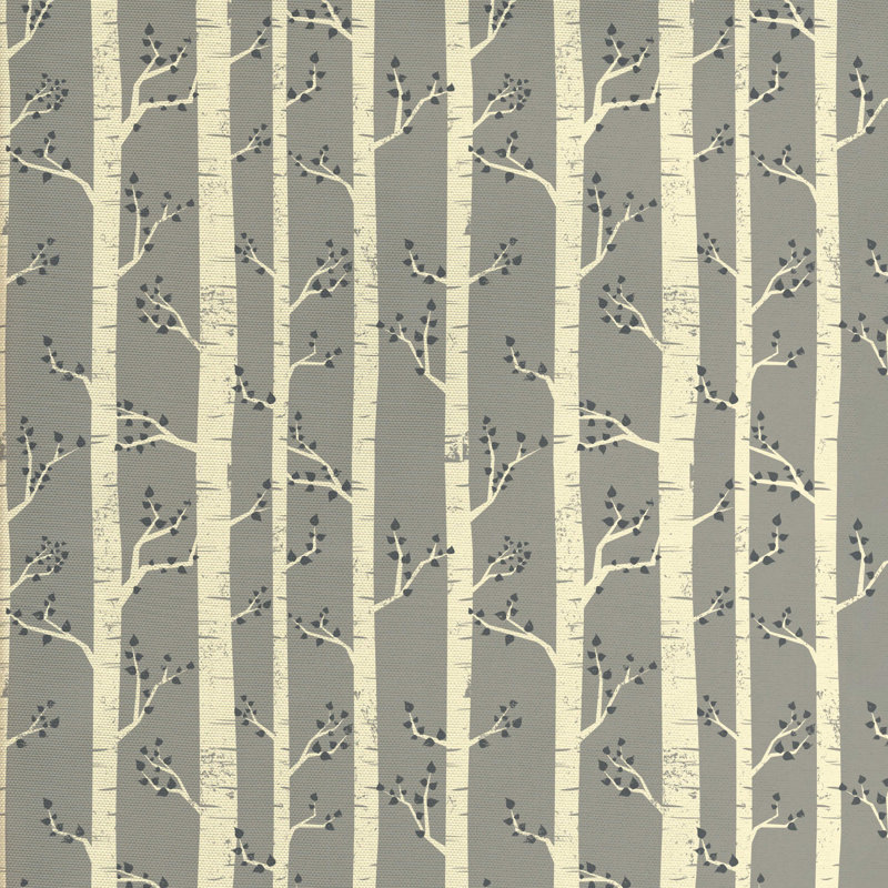 Tissu bouleau tree branches, l 58 po x L 108 po
