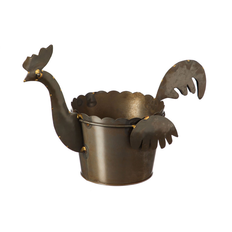 Metal Statue Planter