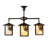 Seneca Winter Pine 4 - Light Dimmable Square / Rectangle Chandelier