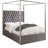 Porter Tufted Upholstered Canopy Bed-650833688-650833690