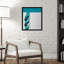 «Spiral Staircase Teal» par Jorg Vollrath, impression sur bois encadrée-801510349-801510335
