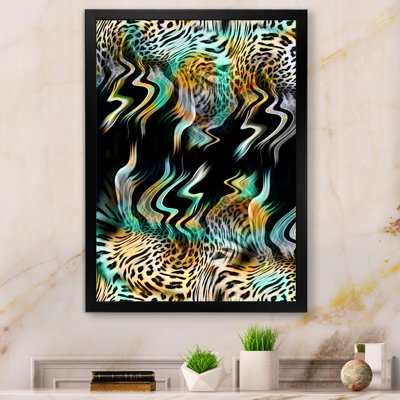 Léopard et tigre - reproduction d'art moderne et contemporaine sur toile