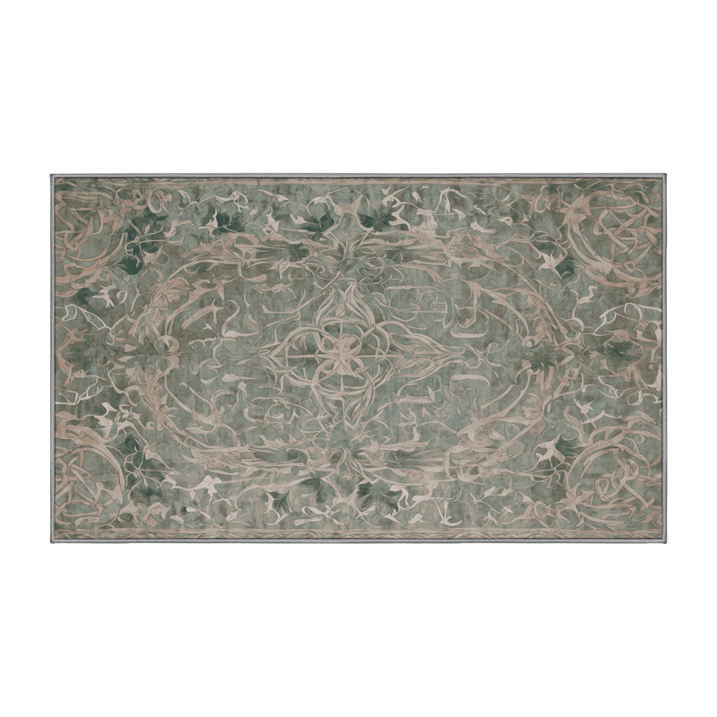 Tapis gris lavable à la machine GSIX03697, Tapis de couloir 2 pi x 5 pi