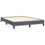 Structure de lit Structure de lit luxueuse en contreplaqué de velours gris foncé-1312752730