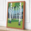 Birch Forest Mid-Century - Wrapped Canvas-848692235-848692467
