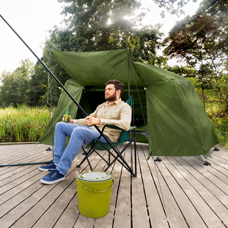 Adapté au terrain de lit de camping 7 pi avec capacité d'ombrage externe 400 lb