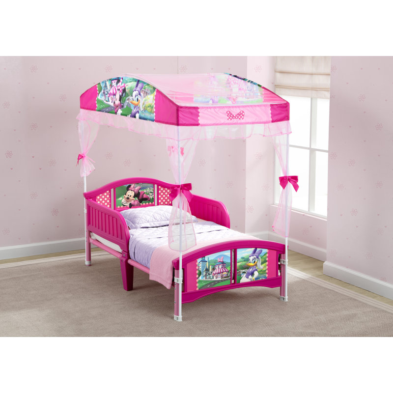 Disney Minnie Mouse Bow-tique Convertible Toddler Bed