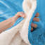 Couverture en molleton ultra doux Sherpa - réversible, chaude et moelleuse - lavable à la machine-116563808-116563805