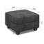 Repose-pieds rembourré en lin et velours Buckleton-1381077277