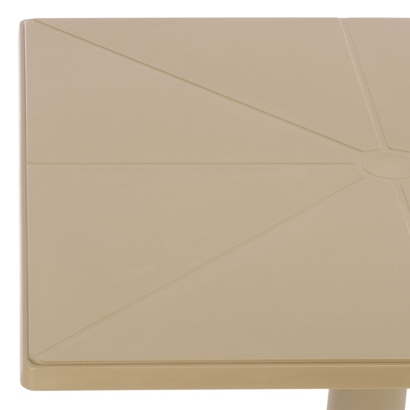 Azalaya Square Bistro Table, Beige