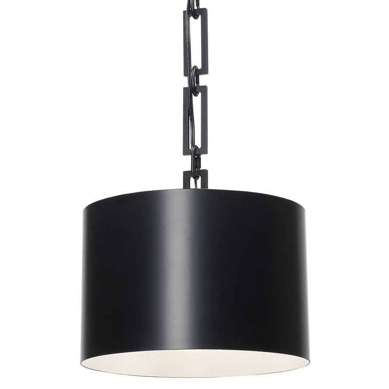 Alston 1 Light Mini Pendant, Matte Black