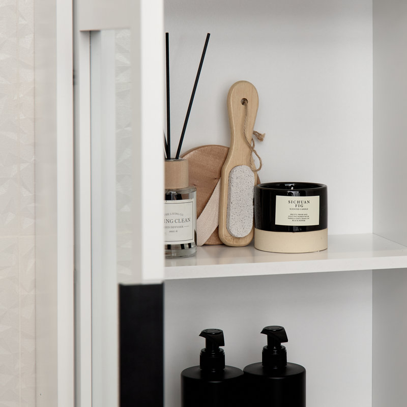 Rosauro MDF Wall Bathroom Storage Cabinet