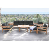 Monterey Outdoor 7 - Piece Teak Conversation Set
