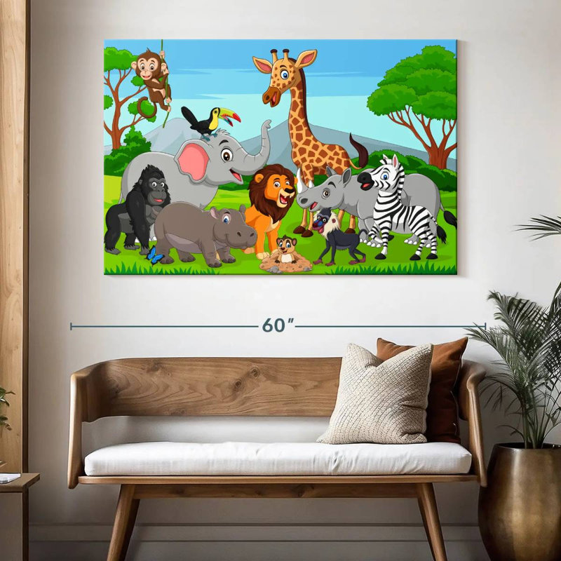 Caricature d'Ashelle pour enfants, H 34 po x l 51 po