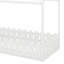 Lit simple en bois avec clôture-249143926