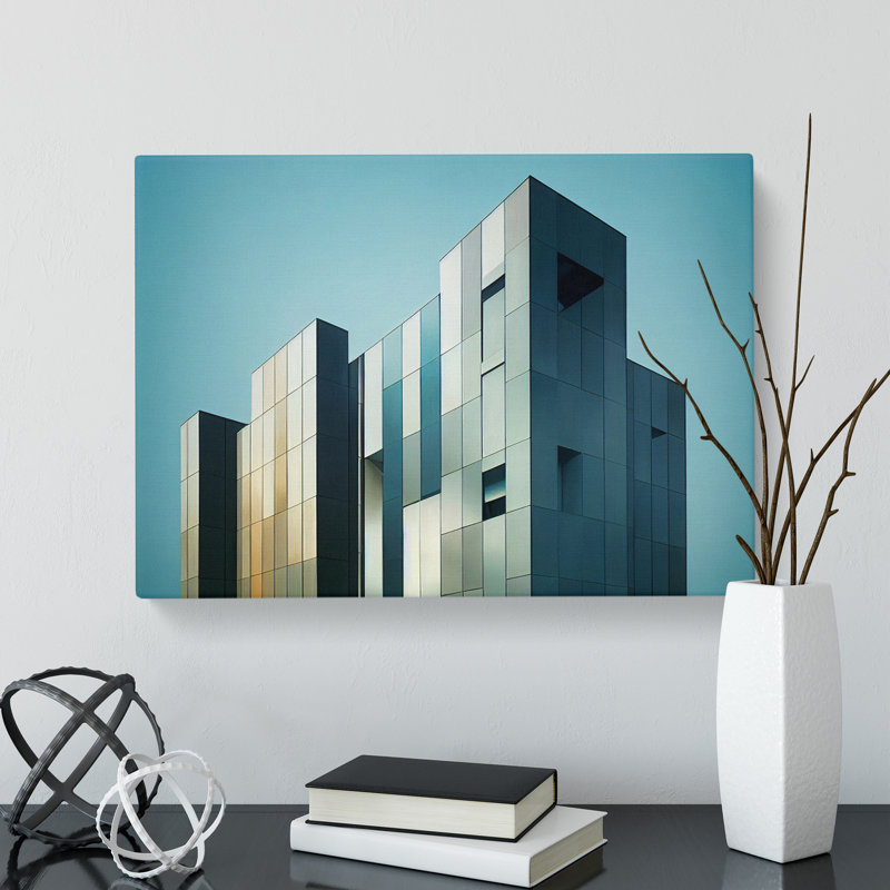 Building Architecture Vol.3 - Wrapped Canvas, 35cm H x 50cm W x 3cm D