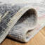 Abstract Hand Knotted Wool/Cotton Abstract Rug in Grey/Ivory-230255396